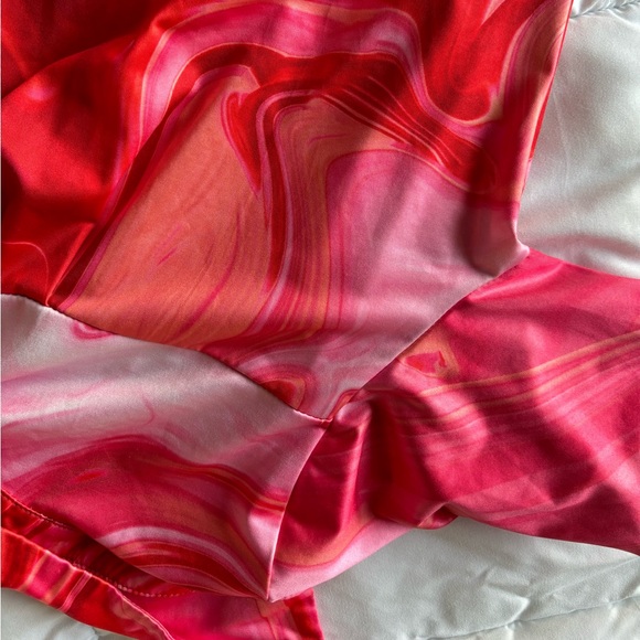 Disco Print Mini Button Up Dress - Small - Picture 2 of 2